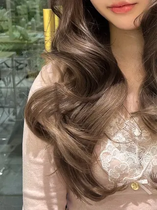 ロング カラー 🇰🇷韓国スタイル /束間まつげ🎀ミキのヘアスタイル