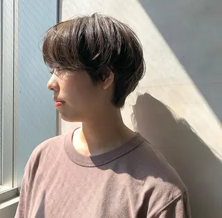 ショート カラー 圧倒的透明感カラー nana🦕のヘアスタイル