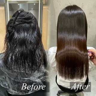 セミロング 韓国レイヤー/髪質 改善🎀ちなみのヘアスタイル