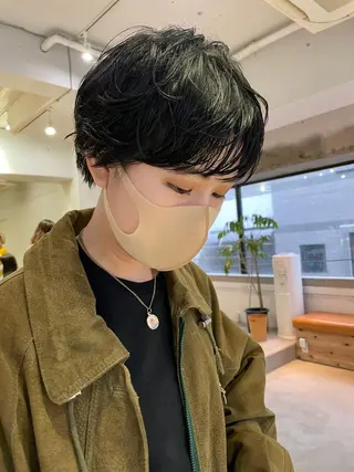 ショート パーマ ショート・ボブ 徳竹淳一のヘアスタイル