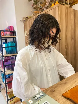 ショート パーマ ヘアアレンジ パーマ指名No1 /namiのヘアスタイル