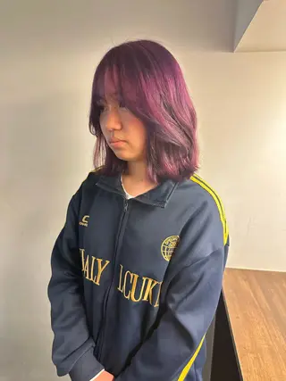 ミディアム カラー 大須/酸性ストレート 木場 健斗🌳のヘアスタイル