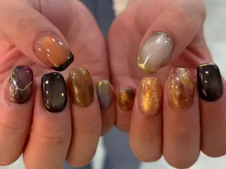 ネイル ゆびノさき茨木店 ニュアンス/アートのネイルデザイン