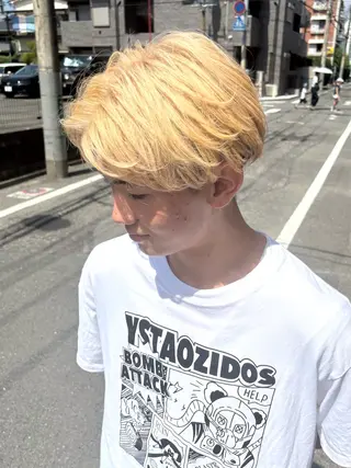 カラー メンズ ブリーチ/パーマ特化 / Miyuki🎨のヘアスタイル