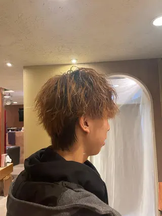 パーマ メンズ INCE HAIR 梅田 長町 至のヘアスタイル