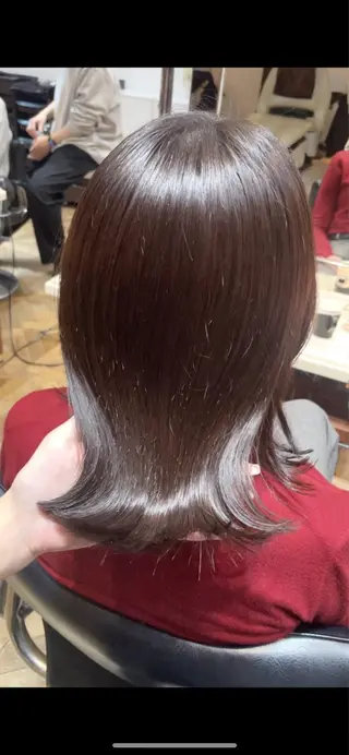 ミディアム カラー BEBE所属・ご新規様限定 透明感カラーKANAのヘアスタイル