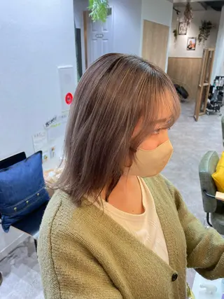 ショート カラー ブリーチ/ハイトーン 🌏💊RAINEのヘアスタイル