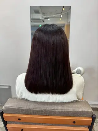 セミロング ブリーチカラー✨ じょあ☆のヘアスタイル