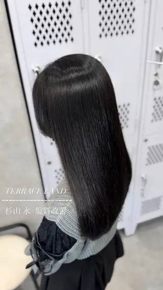 ロング TERRACE LAND所属・杉山永 船橋✖️髪質改善🫧のヘアスタイル