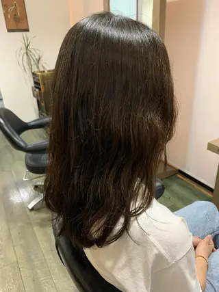 ロング パーマ 松嶋 歩のヘアスタイル