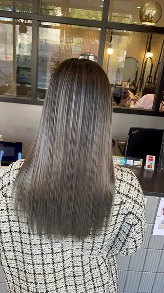 ロング カラー SALOWIN 栄３丁目店所属・福田 修平💎 髪質改善/美髪矯正のヘアスタイル