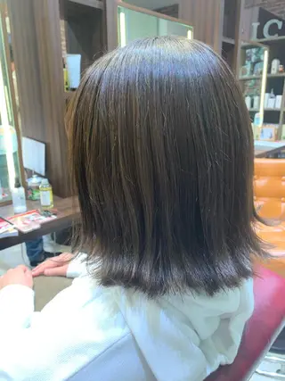 ミディアム 髪質改善/縮毛矯正 ツヤ髪🩷さつきのヘアスタイル