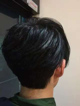 ショート カラー ヘアアレンジ メンズ 遠藤悠大/メンズ縮毛 /メンズカットのヘアスタイル