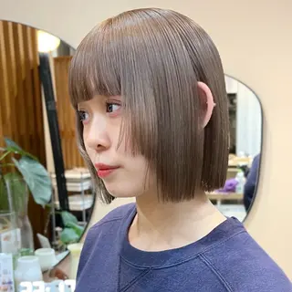 ショート カラー ブリーチ/暖色/ ダブルカラー/ゆきなのヘアスタイル