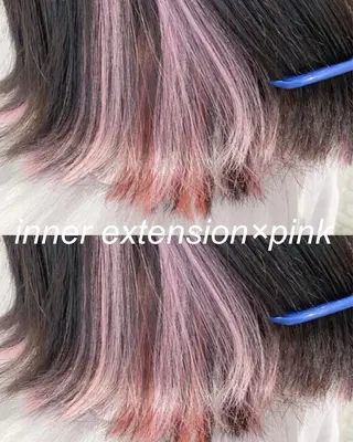 ミディアム 横浜🍒カット エクステ／RIEのヘアスタイル