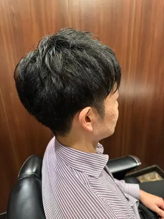 ショート メンズ ヒロ銀座プレミアムバーバー所属・尾島 杏香のヘアスタイル