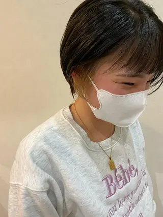 ショート ボブ/透明感カラー 🧸YUI❤️のヘアスタイル
