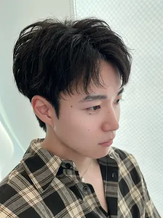 ショート Zinaメンズ特化 YUZUKIのヘアスタイル