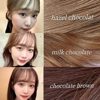 カラー 盛れる顔周り /透明感/かりん🎀のヘアスタイル