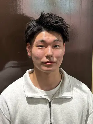 メンズ 柏メンズカットパーマ NO.1タイチのヘアスタイル