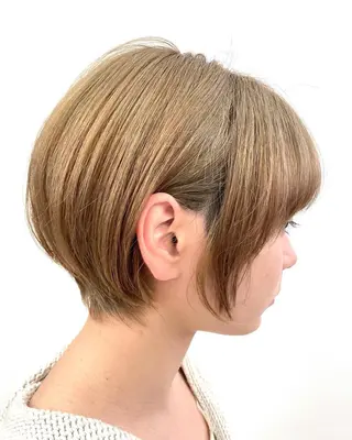 ショート カラー 笠原 健人のヘアスタイル