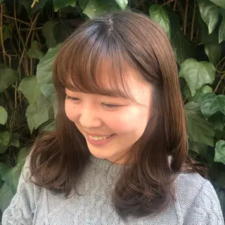 ミディアム カラー パーマ ヘアアレンジ apish aoyama所属・武 愛子の眉毛・アイブロウイメージ