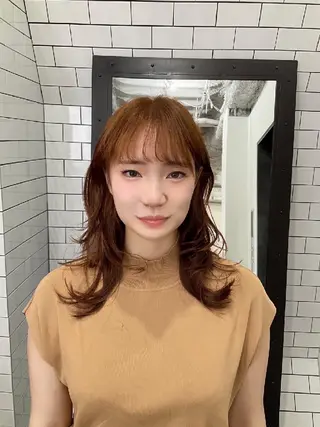 セミロング 紙屋町　legare 🌈山村　麻美のヘアスタイル