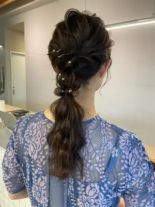 ロング ヘアアレンジ haruki所属・. nozomiのヘアスタイル