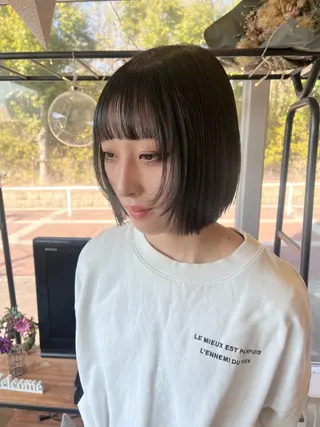 ショート レイヤー/暖色/ 髪質改善/永礼芳果のヘアスタイル