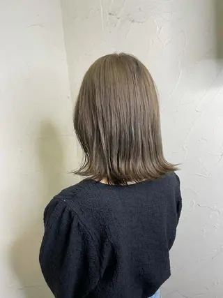 ミディアム カラー 韓国ヘア🫧艶カラー 🫧髪質改善/オオヤのヘアスタイル