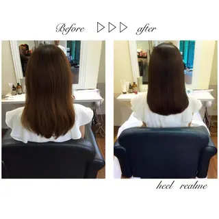 ミディアム セミロング ロング カラー パーマ ヘアアレンジ 成松 勇治のヘアスタイル