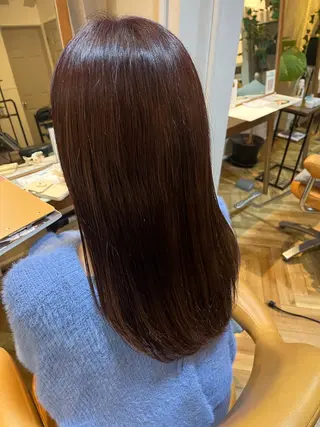 セミロング カラー 天王寺美容室/カット モデル募集/miiaのヘアスタイル