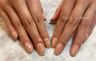 ネイル ネイルリボン 笠井のネイルデザイン