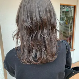 ミディアム カラー 中津/柔らかカラー/ ナガオ　イズミのヘアスタイル