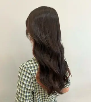 ロング カラー 【韓国艶カラー🎀】 添田 菜摘のヘアスタイル