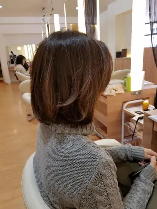 ショート カラー 髪質改善/ハイライト 小林秀樹のヘアスタイル