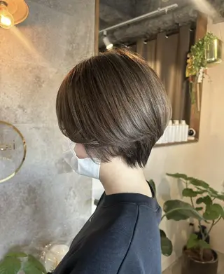 ショート annoii hair eye nail所属・annoiiヘア・マ ツゲ・眉毛・耳つぼのヘアスタイル