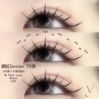 マツエク・マツパ 𝐧𝐞𝐨𝐧新宿 ❤️𝐀𝐲𝐚のマツエク・マツパデザイン