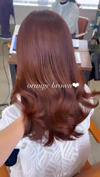 セミロング 松下 奈央のヘアスタイル