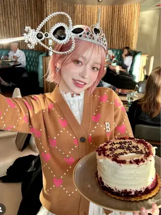 ミディアム 表参道/ハイトーン/ misaki🎀のヘアスタイル