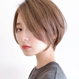 ショート カラー 大人可愛いショート 原田美千留のヘアスタイル