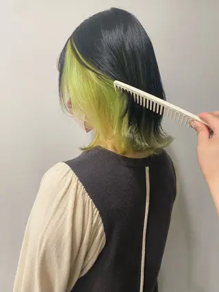 セミロング カラー 似合わせ⌇お洒落 カット⌇平野あみのヘアスタイル