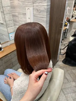 ミディアム 橋本 桂のヘアスタイル