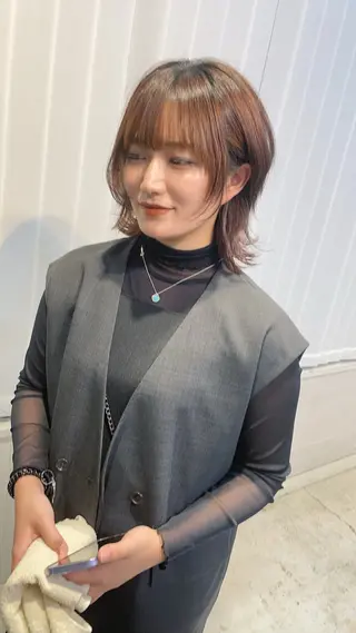 ミディアム ガレリアエレガンテ栄店所属・ウルフカット/ ハッシュカット/山路のヘアスタイル