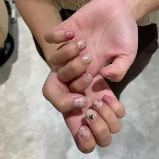 ネイル ハイトーン🦄ネイル 💞のぶちのネイルデザイン