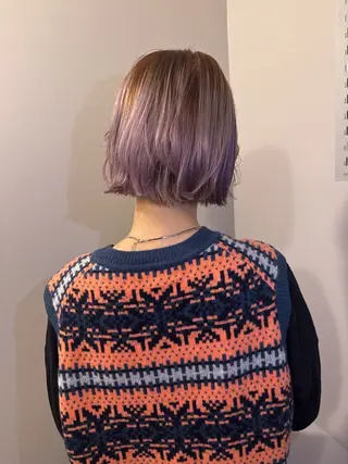 ミディアム カラー パーマ ヘアアレンジ メンズ casey mayuのヘアスタイル