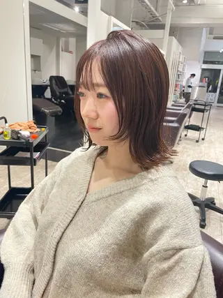ミディアム behive  駅前店所属・菊地 桃花のヘアスタイル