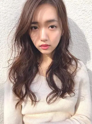 ロング カラー パーマ シェアサロン salowin所属・✨ブリーチなし透明感 カラー🥇ユースケのヘアスタイル