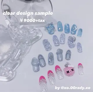 セミロング カラー ヘアアレンジ メンズ キッズ ネイル マツエク・マツパ アイブロウ ⛓Miyu ⛓のネイルデザイン