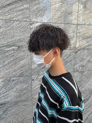 ショート カラー パーマ 【メンズ特化】 笹目純のヘアスタイル